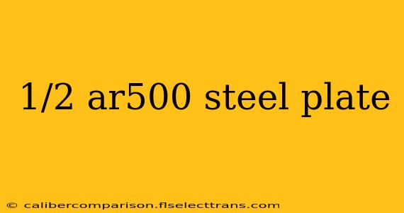 1/2 ar500 steel plate