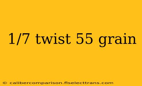 1/7 twist 55 grain