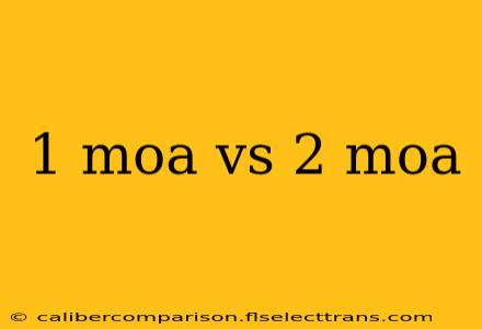 1 moa vs 2 moa