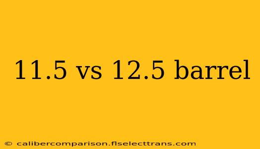 11.5 vs 12.5 barrel