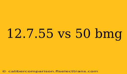 12.7.55 vs 50 bmg