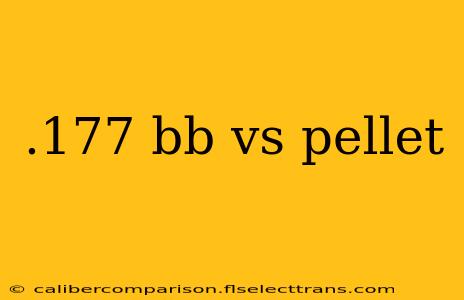 .177 bb vs pellet