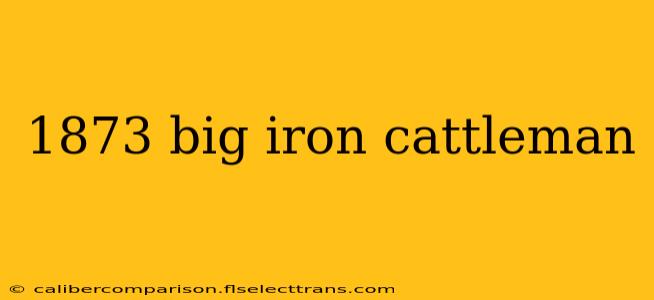 1873 big iron cattleman