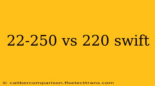 22-250 vs 220 swift