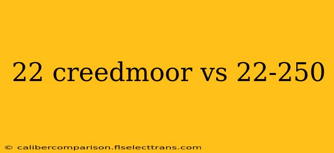 22 creedmoor vs 22-250