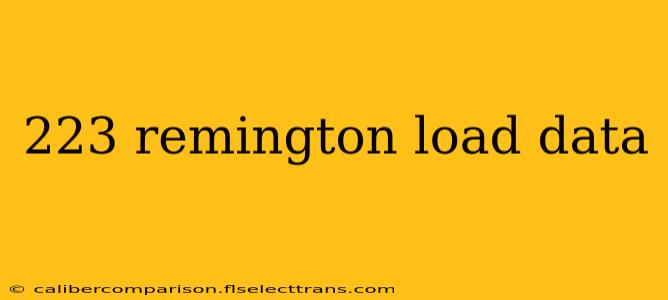 223 remington load data