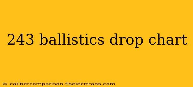 243 ballistics drop chart