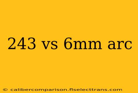 243 vs 6mm arc