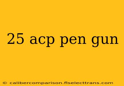 25 acp pen gun