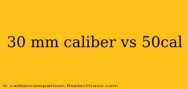 30 mm caliber vs 50cal