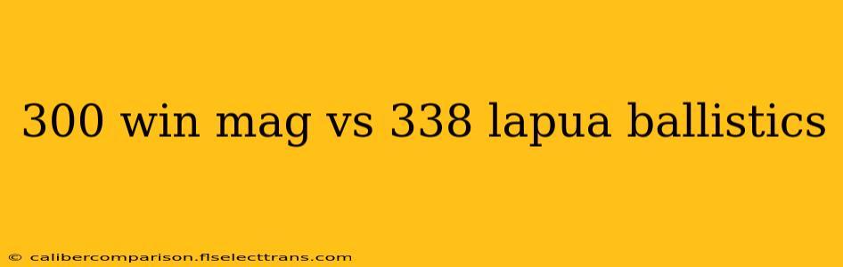 300 win mag vs 338 lapua ballistics