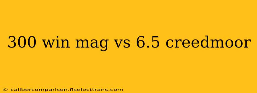 300 win mag vs 6.5 creedmoor