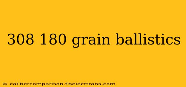 308 180 grain ballistics