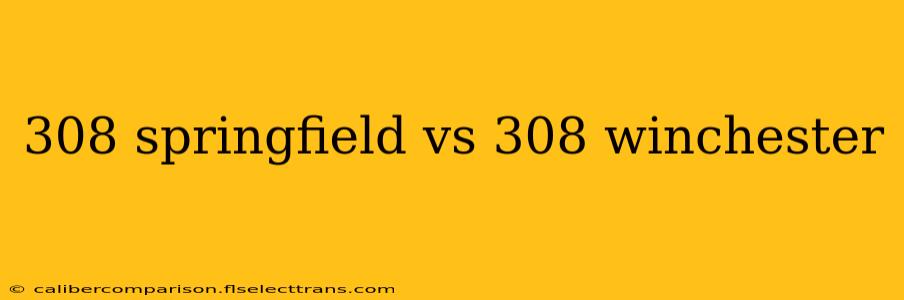 308 springfield vs 308 winchester