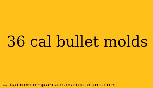 36 cal bullet molds