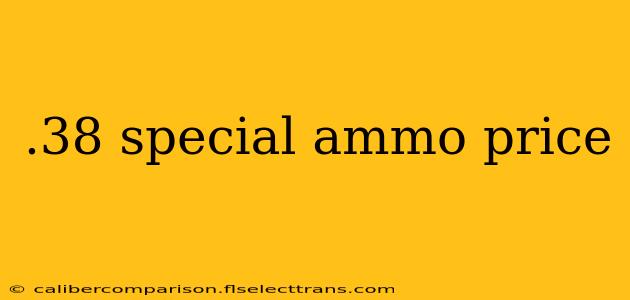 .38 special ammo price