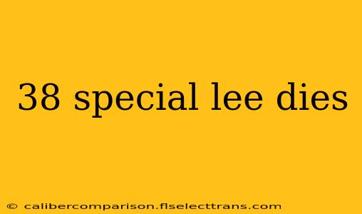 38 special lee dies