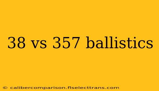 38 vs 357 ballistics