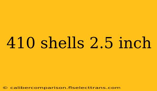 410 shells 2.5 inch