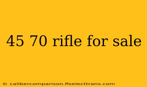 45 70 rifle for sale