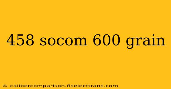 458 socom 600 grain