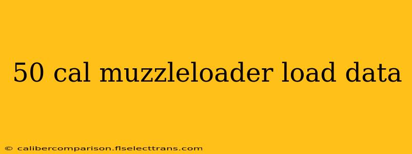 50 cal muzzleloader load data