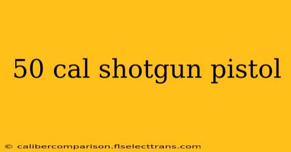 50 cal shotgun pistol