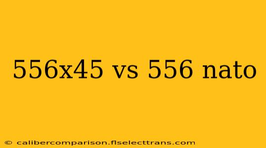 556x45 vs 556 nato