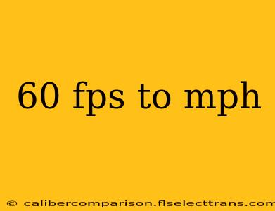 60 fps to mph