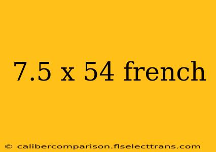 7.5 x 54 french