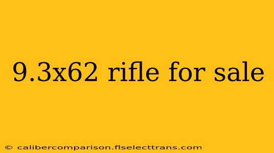 9.3x62 rifle for sale