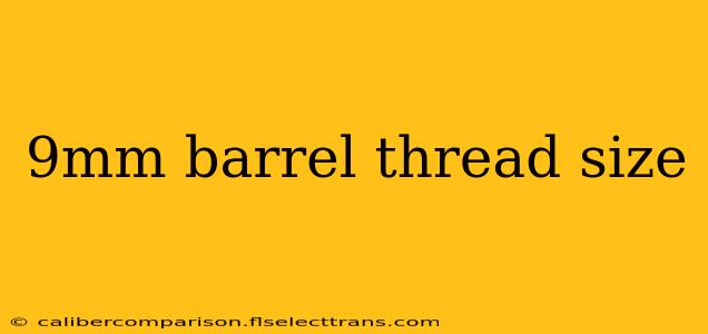 9mm barrel thread size