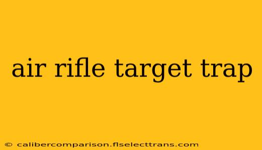 air rifle target trap