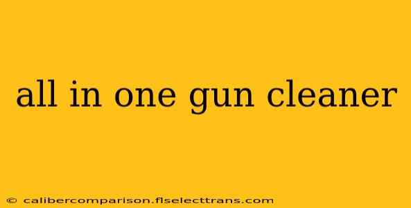 all in one gun cleaner