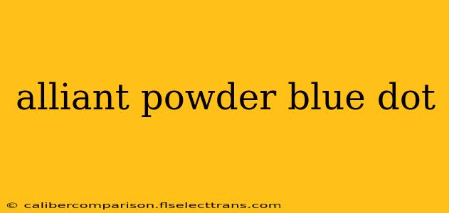 alliant powder blue dot