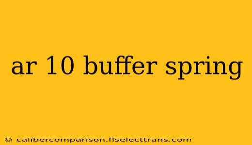 ar 10 buffer spring