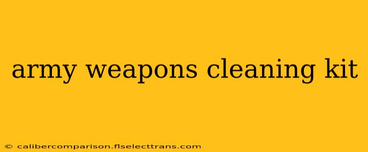 army weapons cleaning kit