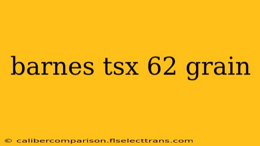 barnes tsx 62 grain