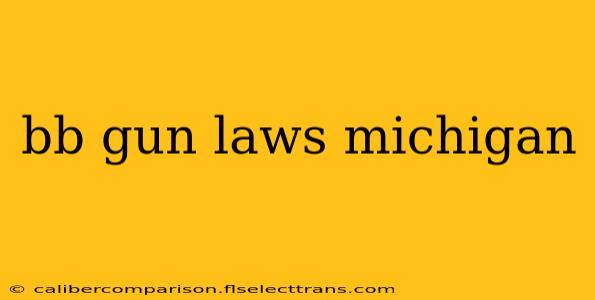 bb gun laws michigan