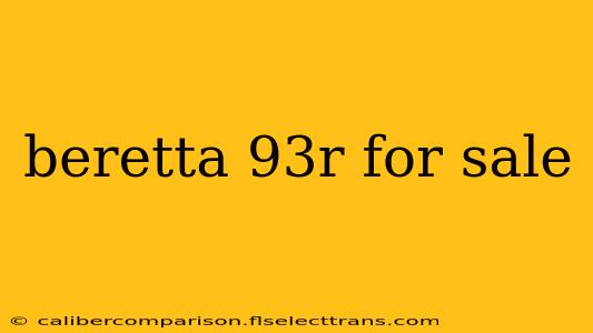 beretta 93r for sale