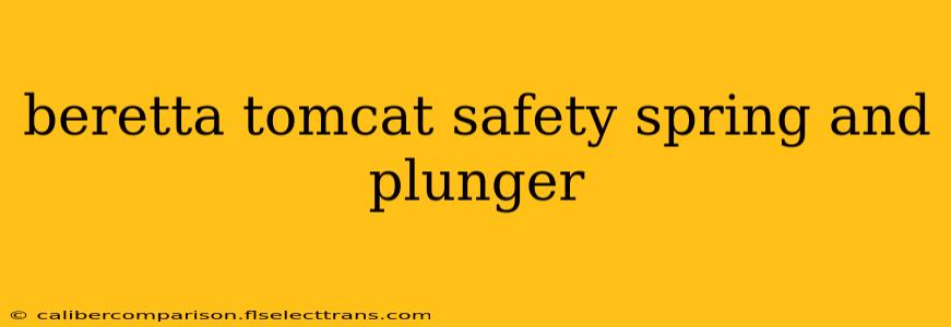 beretta tomcat safety spring and plunger