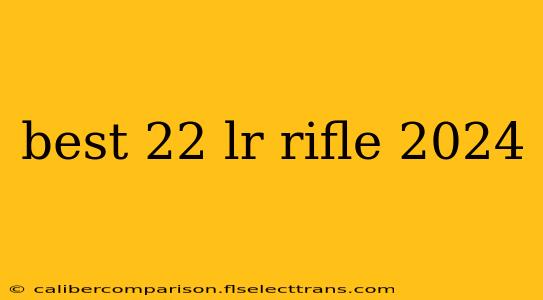 best 22 lr rifle 2024