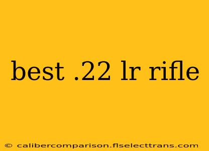 best .22 lr rifle