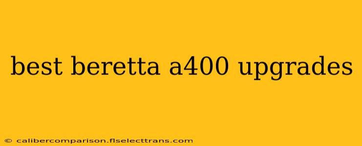 best beretta a400 upgrades