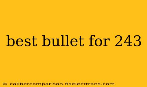 best bullet for 243