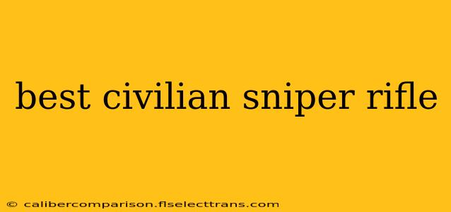 best civilian sniper rifle