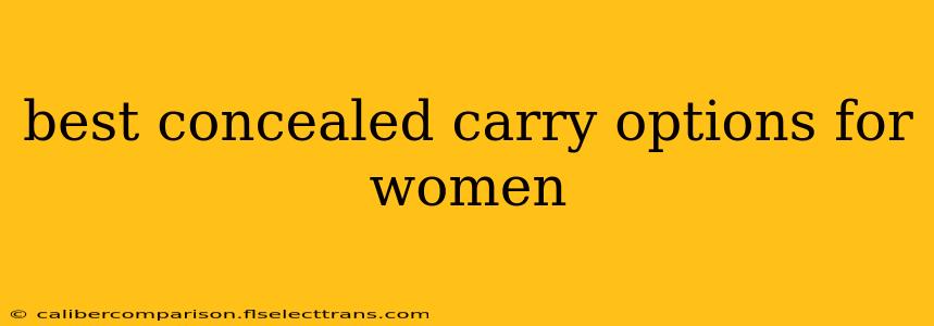 best concealed carry options for women