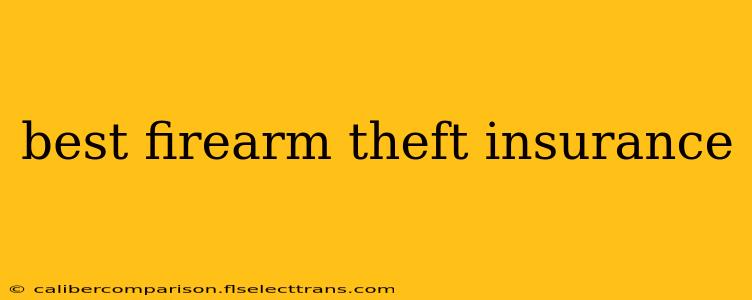 best firearm theft insurance