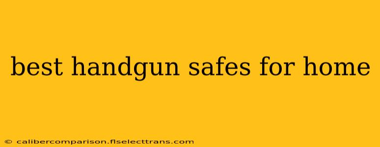 best handgun safes for home