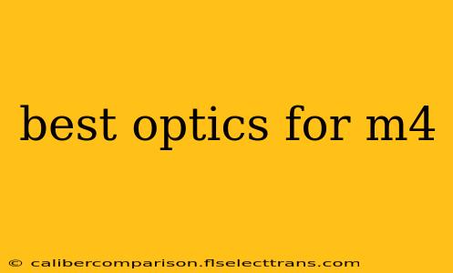 best optics for m4